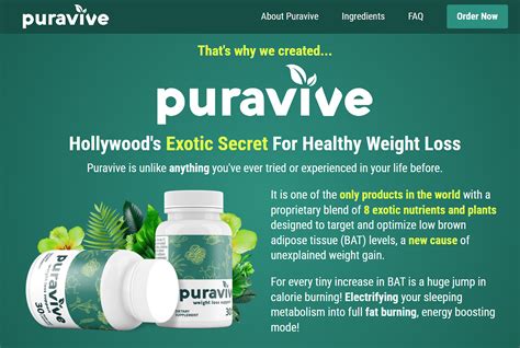 puravive weight loss support capsules ingredients reviews
