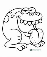 Coloring Pages Creatures Creature Funny Printable sketch template