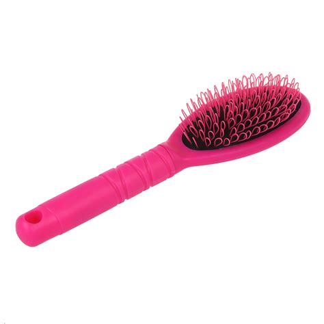 Pink Girl Hair Extension Hairbrush Brush Loop For Silicone Micro Ring