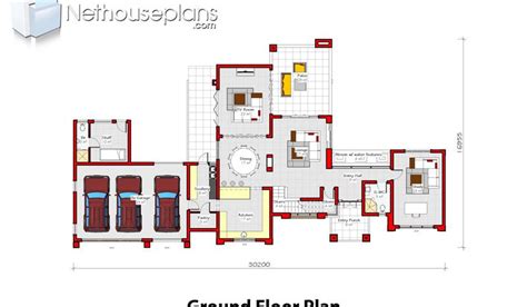 bedroom double storey house plan south africa nethouseplans