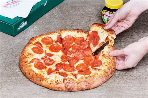 Papa Johns Launch Marmite Stuffed Pizza Crust But Only For A Limited