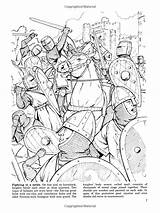 Knight Tournaments Jousts Dover sketch template