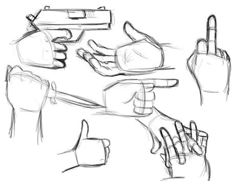 basic cartoon hand sketches   draw hands sketches human sketch