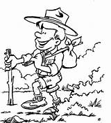 Coloring Pages Adventure Boy Scouting Scouts Tocolor Color Sheets sketch template