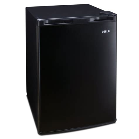 della portable mini fridge reversible door upright refrigerator freezer  cubic feet compact
