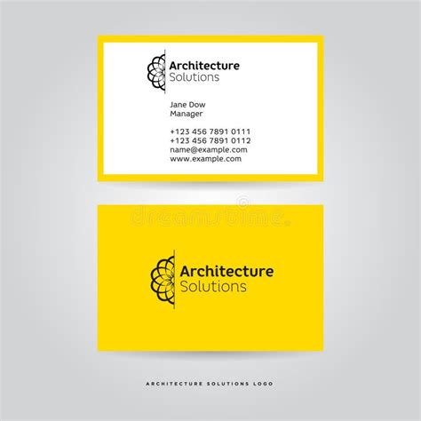 architecturaal embleem en identiteit geometrische cijfers en letters op een gele achtergrond