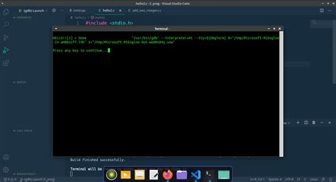 clean output  terminal   execute  program  runs  terminal