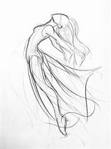 Dancer Sketches Drawing Practice Drawings Poses Figure Ballerina Tumblr Some sketch template