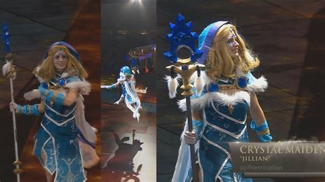 the international 2016 dota 2 cosplay cristal maiden