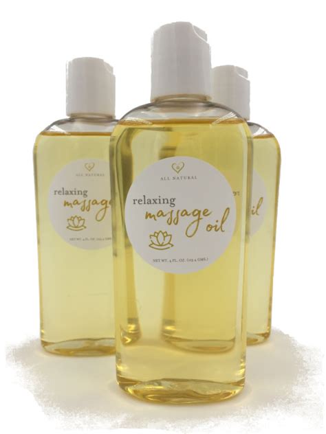 all natural relaxing massage oil