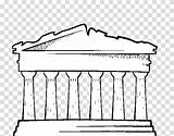 Parthenon Monument Hiclipart sketch template