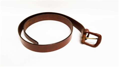 Women S Abercrombie And Fitch Brown Leather Belt Sz Large Etsy