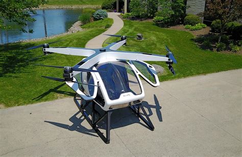 surefly passenger drone performs  manned flight