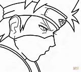 Coloring Kakashi Pages Hatake Naruto sketch template