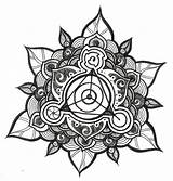 Mandala Tattoo Tattoos Designs Lotus Coloring Transparent Flower Mandalas Pages Sleeve Small Deviantart American Circle Geometric Pattern Men Zentangle Clipart sketch template