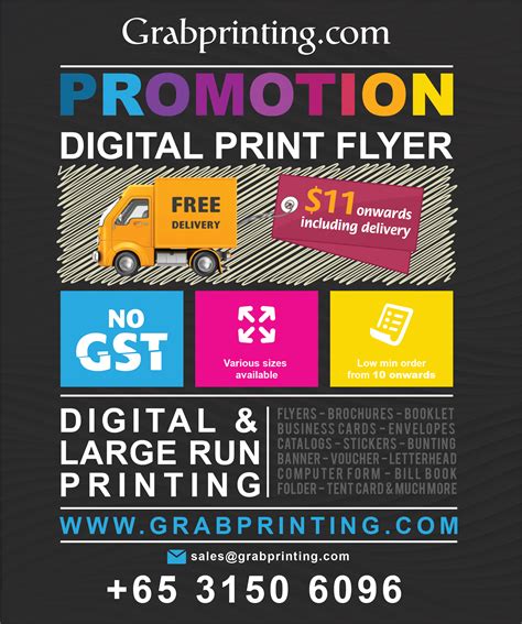 digital print flyer   delivery grabprintingcom