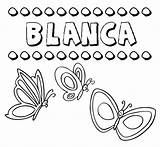 Blanca sketch template