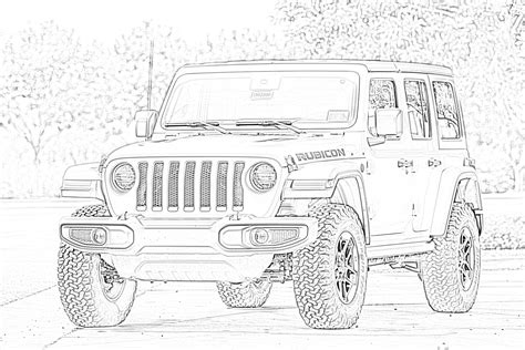 jeep coloring pages coloring pages