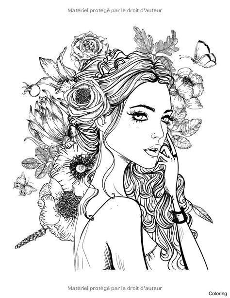 coloring pages  women faces coloring pages