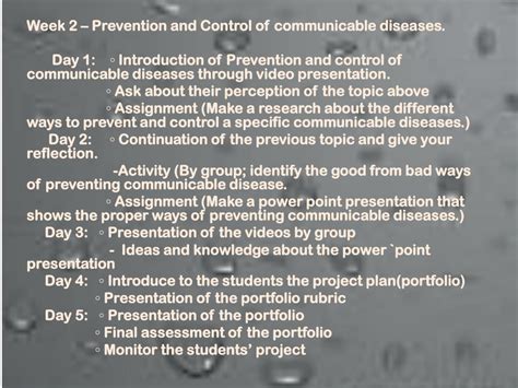Ppt Prevention And Control Of Communicable Diseases Powerpoint