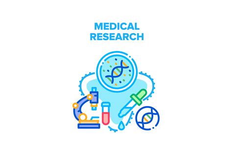 medical research vector concept color illustration  pikepicture