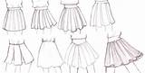 Anime Drawing Manga Skirt Draw Skirts Clothes Step Body Pleated School Girl Drawings Tutorial Girls Desenho Dresses Easy Google Reference sketch template