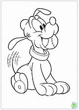 Pluto Coloring Pages Mickey Mouse Disney Christmas Dinokids Baby Printable Getcolorings Getdrawings Colorir Para Drawing Close sketch template
