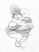 Fat Lady Character Carter Drawing Goodrich Big Designed Always Amazing Girls Meyer Asking Voicing Sava Donna Lovely Those Wife Getdrawings sketch template
