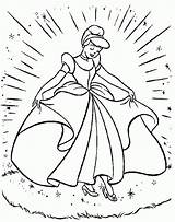 Cinderella Coloring Princess Disney Pages Sheets Library Clipart Popular Coloringhome sketch template
