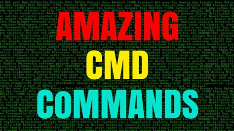 amazing command prompt cmd tricks easy tutorial youtube