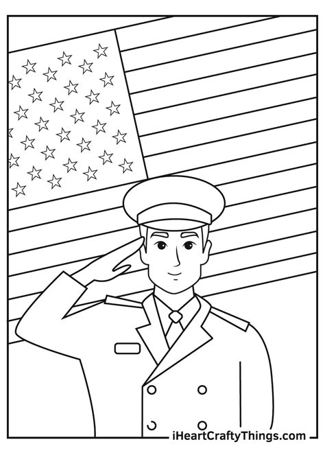 veterans day coloring pages printable