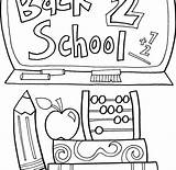 Coloring School Pages Printable Back High Getcolorings sketch template