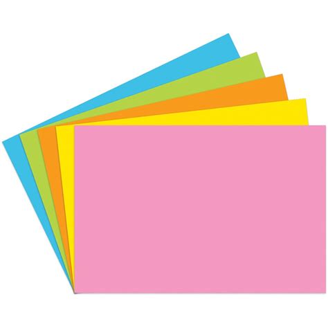 index cards  blank  ct brite assorted top top notch