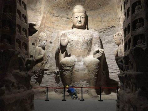 china completes 3d printed replica of yungang grottoes largest cave 17 9m long