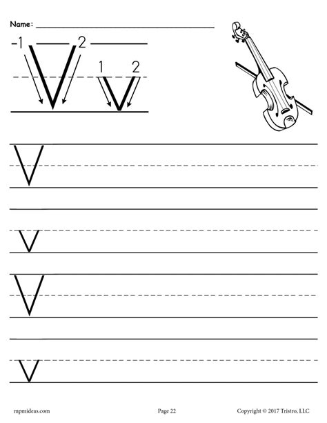 printable letter  handwriting worksheet supplyme