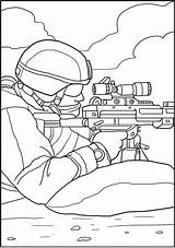 Coloriage Soldados Marines Dessin Militares Dibujar Malbücher Zeichen Gi Colorier Spéciales Croquis Sympas Soldats sketch template