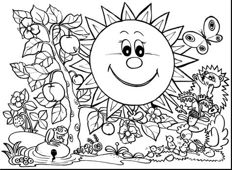 stunning printable spring coloring pages  color  spring