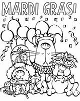 Mardi Gras Coloring Pages Cartoon Kids Printable Parade Posadas Las Characters Mask Color Print Sheets Tuesday Fat Jester Adult Masks sketch template