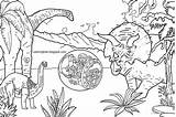Dinosaurs Prehistoric Indominus sketch template