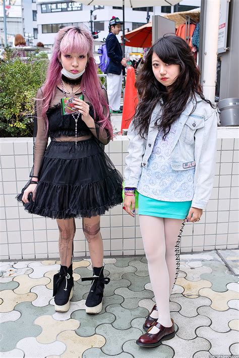 Harajuku Girls 16 Two Stylish Japanese Girls Snapped Near… Flickr