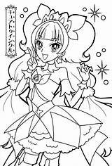Precure Coloring Colorear Twinkle Sailor Netflix sketch template