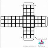 Cube Rubik Printable Paper Craft Printables Color Rubiks Blank Coloring Template Own Kids Only Theartdream P9 sketch template