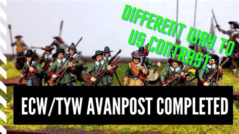 mm english civil war avanpost miniatures  pike  shotte complete youtube