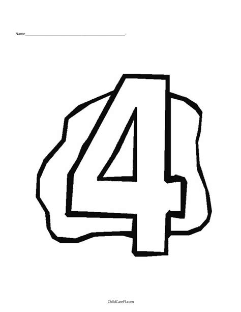 number  coloring pages names color