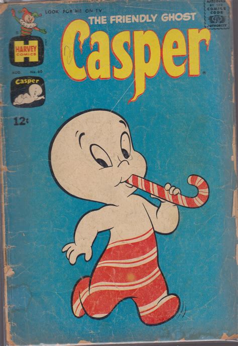 friendly ghost casper  vintage cartoon cartoon posters retro poster