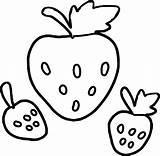 Strawberry Coloring Pages Basic Printable Plant Color Three Getcolorings Print Unique Getdrawings Colorings sketch template