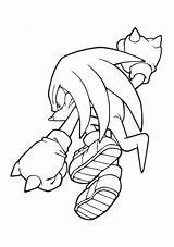 Echidna Knuckles Lineart Knuckels Tikal Tails Eleva Colorings Pngegg sketch template