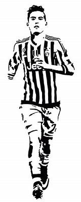 Dybala sketch template