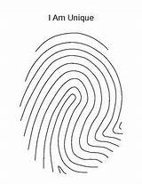 Fingerprint Templates Whorl sketch template