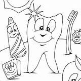 Coloring Dental Pages Kids Sheets Dentist Hygiene Health Tooth Healthy Teeth Color Printable Preschool Colouring Dentistry Activity Care Oral Print sketch template